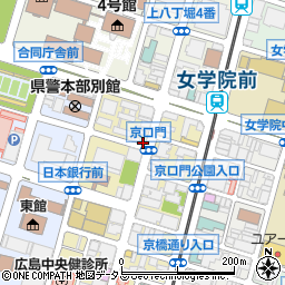 広島県広島市中区八丁堀2-8周辺の地図