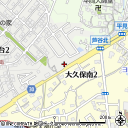 大阪府泉南郡熊取町青葉台1丁目1-3周辺の地図