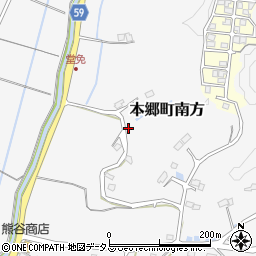 広島県三原市本郷町南方948周辺の地図