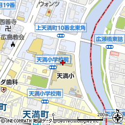 広島市立　天満児童館周辺の地図