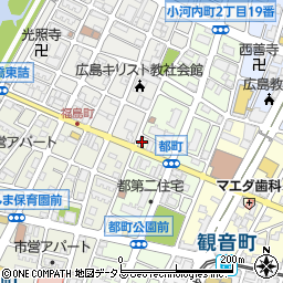 広島県広島市西区都町21-7周辺の地図