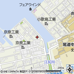 広島県尾道市向島町富浜16060-105周辺の地図