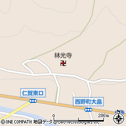 林光寺周辺の地図