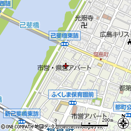 県営住宅福島西１号館周辺の地図