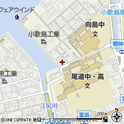 広島県尾道市向島町富浜16058-236周辺の地図