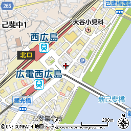 あなぶきパーク己斐本町第６駐車場周辺の地図