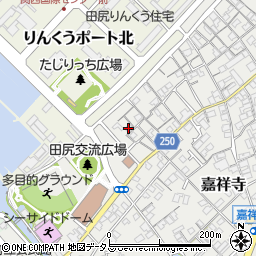 大阪府泉南郡田尻町嘉祥寺969周辺の地図