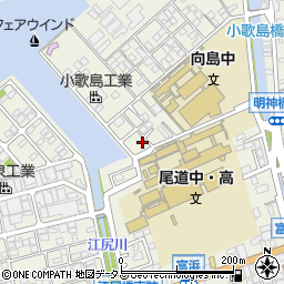 広島県尾道市向島町富浜16058-235周辺の地図