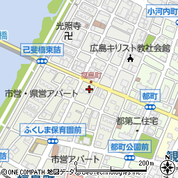 セブンイレブン広島都町店周辺の地図