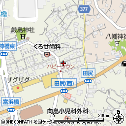 広島県尾道市向島町富浜5486-2周辺の地図