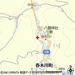 大阪府和泉市春木川町616周辺の地図