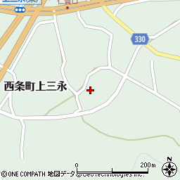 広島県東広島市西条町上三永1133周辺の地図