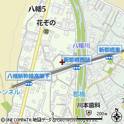 広島県広島市佐伯区八幡5丁目17周辺の地図