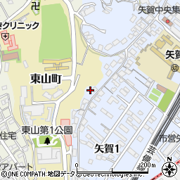 矢賀コーポ周辺の地図