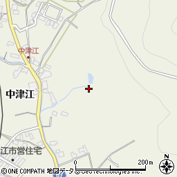 山口県萩市椿東（中津江）周辺の地図