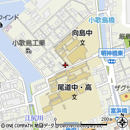 広島県尾道市向島町富浜16058-216周辺の地図