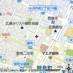 広島県広島市西区都町13-15周辺の地図