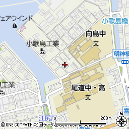 広島県尾道市向島町富浜16058-195周辺の地図