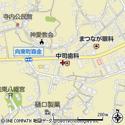 向東整骨院周辺の地図