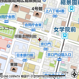広島県広島市中区八丁堀2周辺の地図