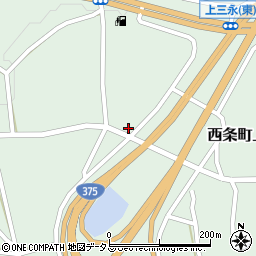 広島県東広島市西条町上三永1445周辺の地図