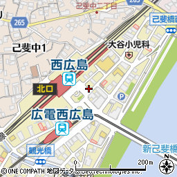 リパーク広島己斐本町１丁目駐車場周辺の地図