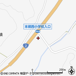 広島県三原市本郷町南方7453周辺の地図
