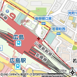 みっちゃん総本店 広島駅新幹線口 ekie店周辺の地図