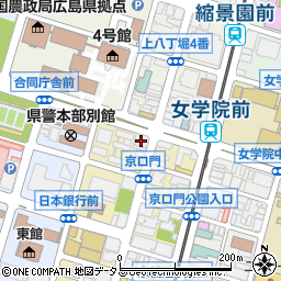 日本司法支援センター　広島地方事務所周辺の地図