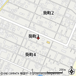大阪府泉佐野市葵町3丁目周辺の地図