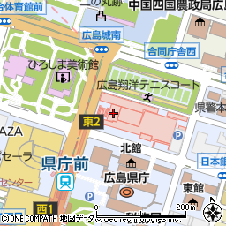 広島市立広島市民病院周辺の地図