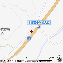 広島県三原市本郷町南方7465周辺の地図