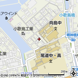 広島県尾道市向島町富浜16058-178周辺の地図