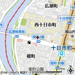セブンイレブン広島西十日市店周辺の地図