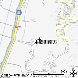 広島県三原市本郷町南方4925周辺の地図