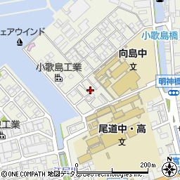 広島県尾道市向島町富浜16058-181周辺の地図