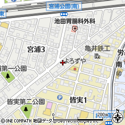 ＧＡＲＡＧＥ・ｈａｉｒ周辺の地図