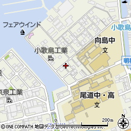広島県尾道市向島町富浜16058-186周辺の地図