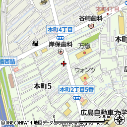 株式会社万惣住宅周辺の地図
