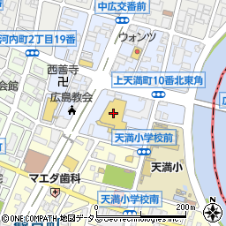 広島銀行フレスタ上天満店 ＡＴＭ周辺の地図