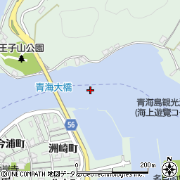 青海大橋周辺の地図