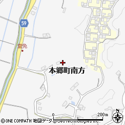 広島県三原市本郷町南方4926周辺の地図