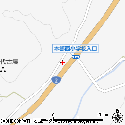 広島県三原市本郷町南方7464周辺の地図