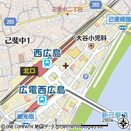 広島やきとり酒場周辺の地図