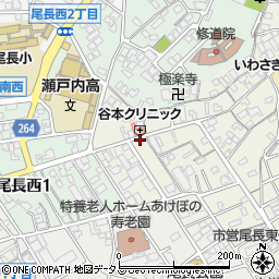 そうごう薬局尾長東店周辺の地図