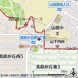 広島県広島市佐伯区美鈴が丘東3丁目1周辺の地図