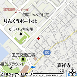 大阪府泉南郡田尻町嘉祥寺1080周辺の地図