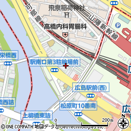 広島名物×海鮮居酒屋 ざこ丸 エキニシ店周辺の地図