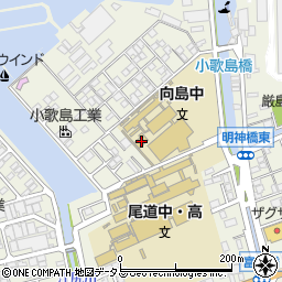 広島県尾道市向島町富浜16058-24周辺の地図