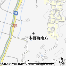 広島県三原市本郷町南方4917周辺の地図